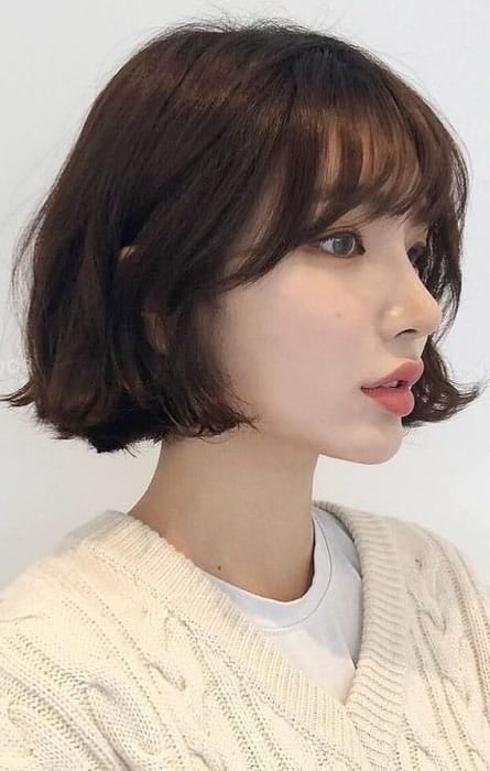 Korean Short Hair With Bangs
