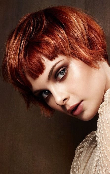 Layered Bob With Short Bangs