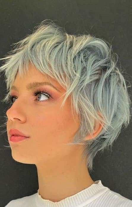 Layered Short Hair With Bangs