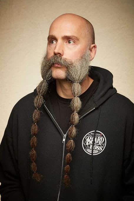 Long Braided Beard