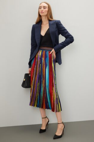Painted Stripe Skirt
