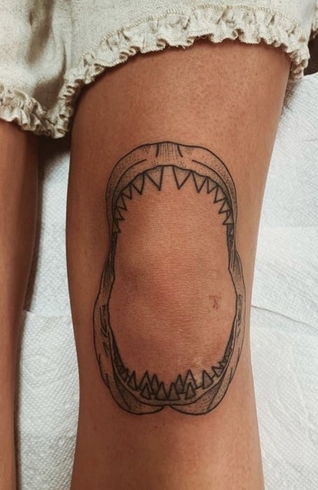 shark jaws tattoo art alyssa5470  TikTok