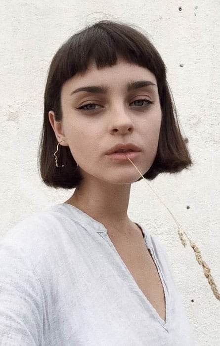 Short Blunt Bob With Bangs 