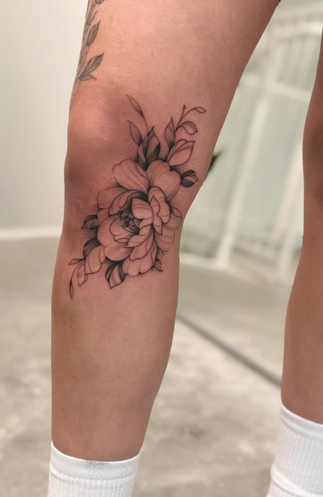 Side Knee Tattoo 