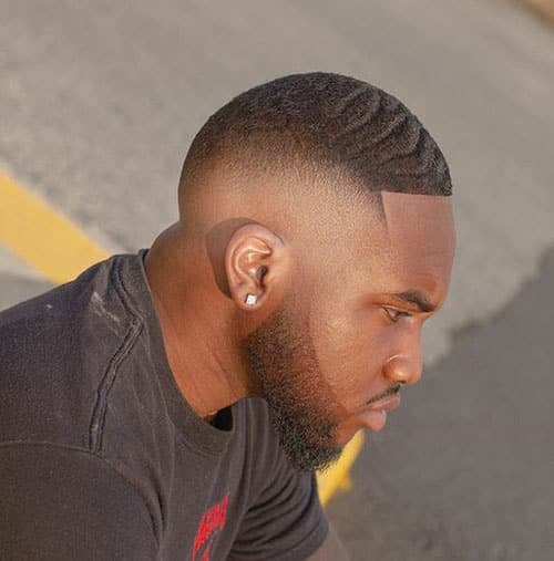 Southside Fade With 360 Waves