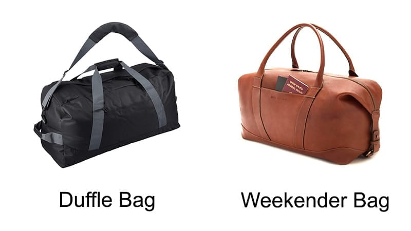 Weekend Bag Vs Duffle Bag