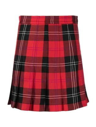 Tartan Pleated Skirt