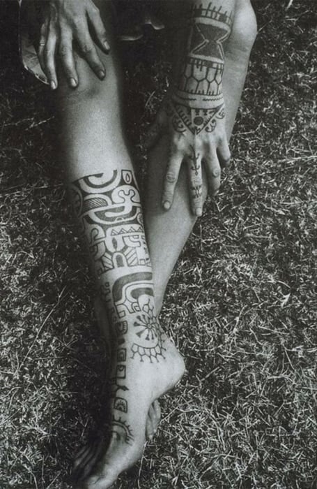 Aztec Tribal Tattoo 