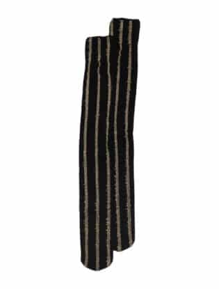 Black And Gold Knee Socks