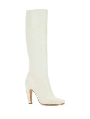 Bottega White Boots