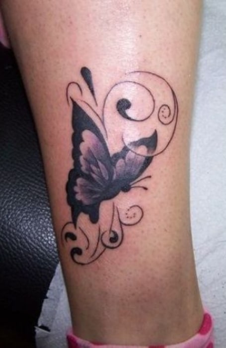 Butterfly Tribal Tattoo