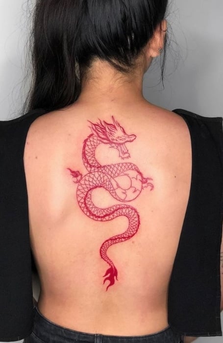 Chinese Back Tattoo 