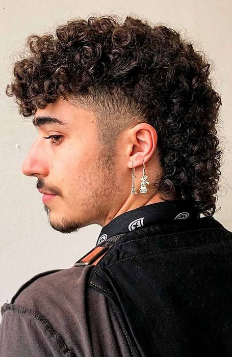 Low fade curly hair on Pinterest