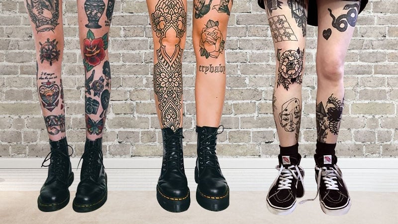 Discover more than 75 tattoo behind knee - in.eteachers