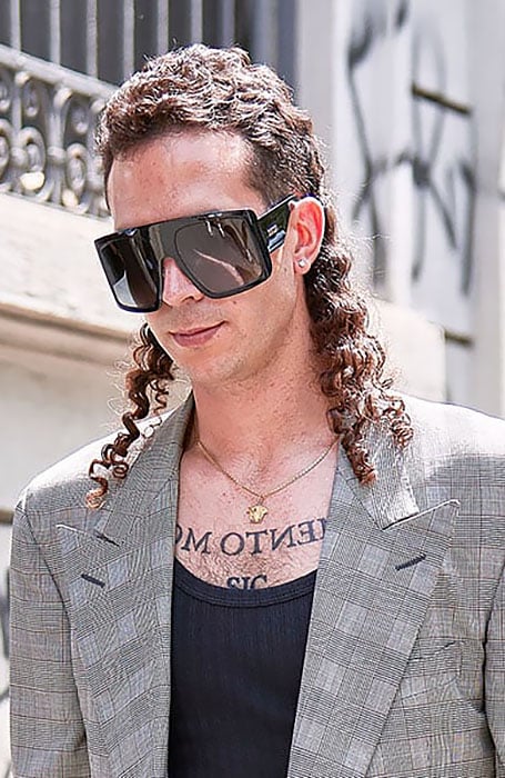 Long Permed Mullet