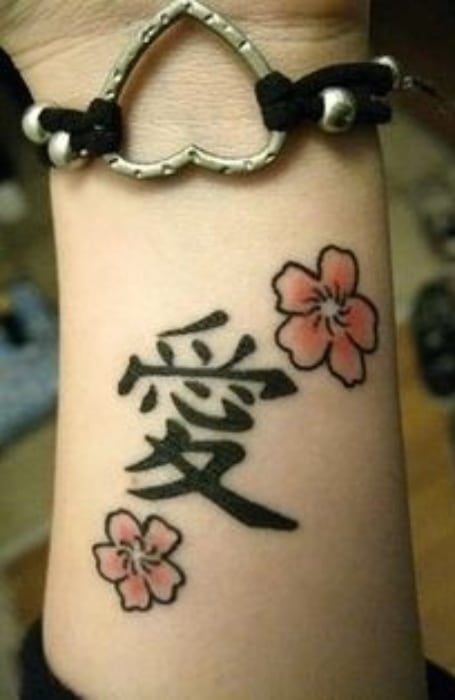 Love In Chinese Tattoo