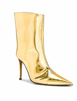 Metallic. Boots