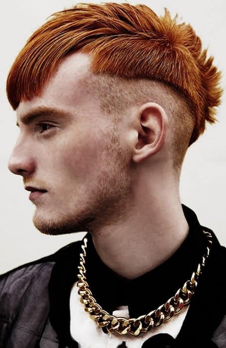 Orange Hair Colors for  Men