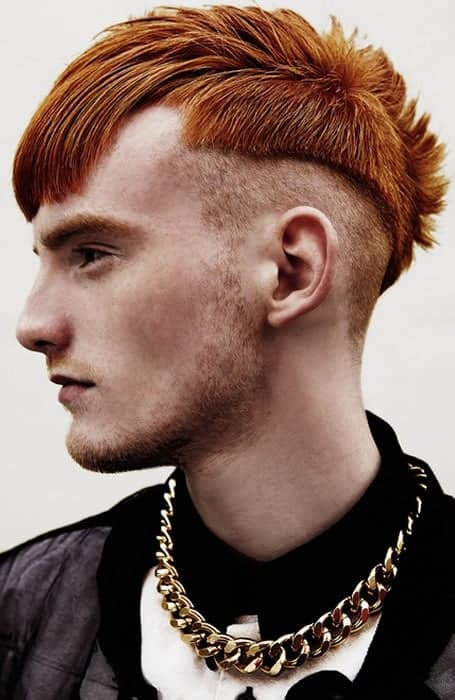 Orange Hair Colors for Men