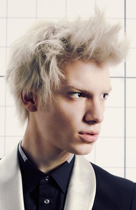 Platinum Blonde Hair Color Men