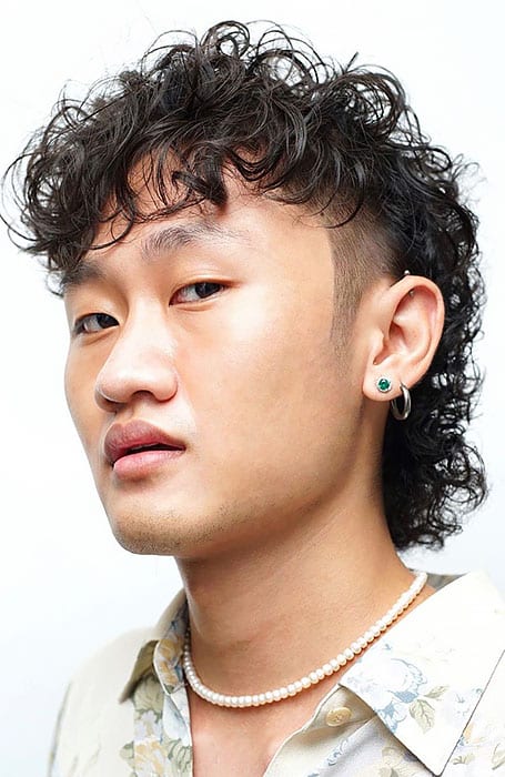 Permed Mullet With Undercut