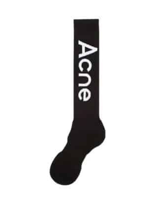 Printed Black Socks