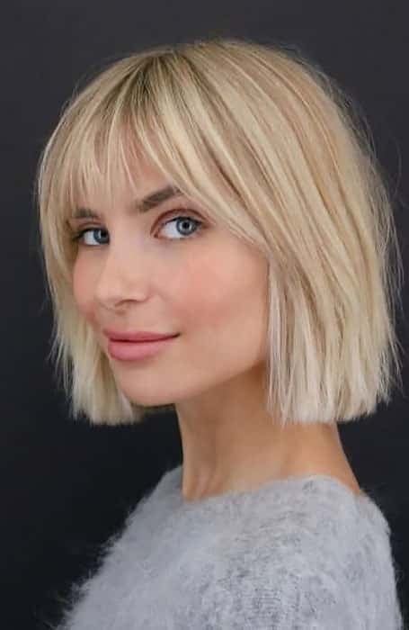 Short Blonde Bob