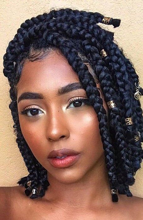 Short Jumbo Braids