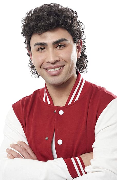 Short Permed Mullet