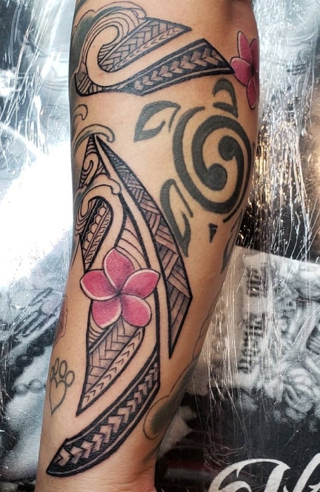 Tribal Flower Tattoo 