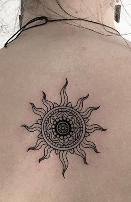 Tribal Sun Tattoo 