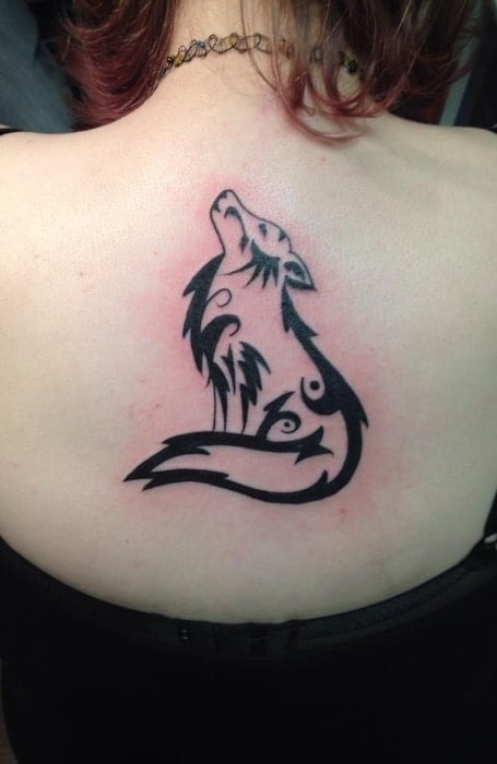 Tribal Wolf Tattoo 