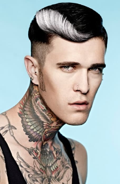 Two Tones Hair Colors for  Men