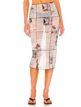 Sheer. Skirt