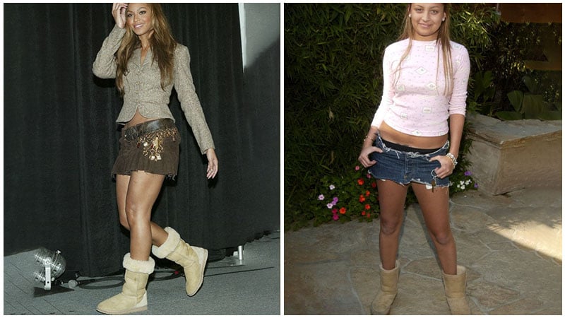 2000s Fashion Mini Skirts And Uggs