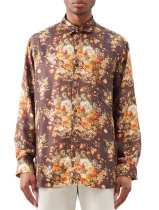 Brown Print Shirt