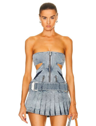 Denim Corset