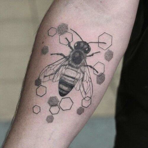 Honeycomb Tattoos For Men