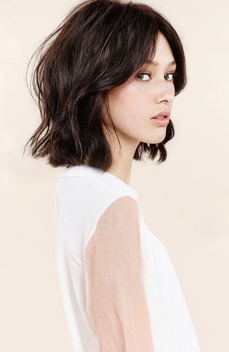 Long Brunette Bob