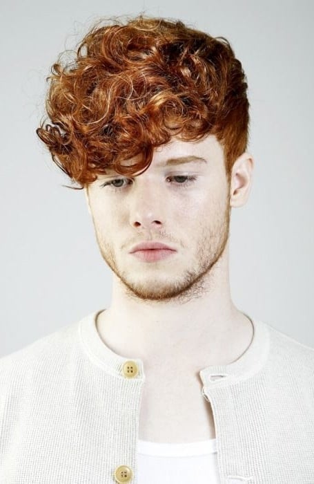 Long Curly Fringe Ginger Hair Men (1)