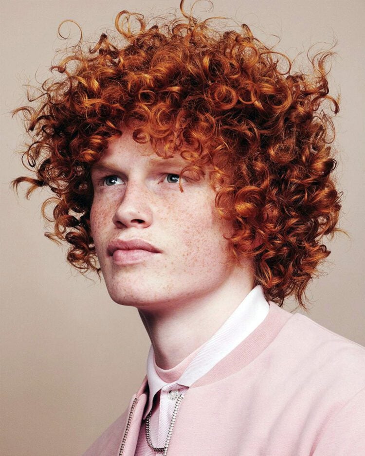 Long Curly Ginger Hair Men
