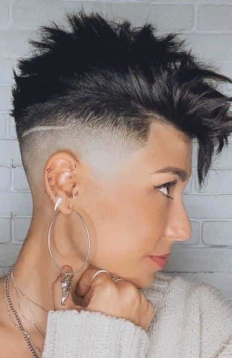 14 Undercut Fade Hairstyles For Bold Women  Undercut fade hairstyle Fade  haircut Short hair undercut