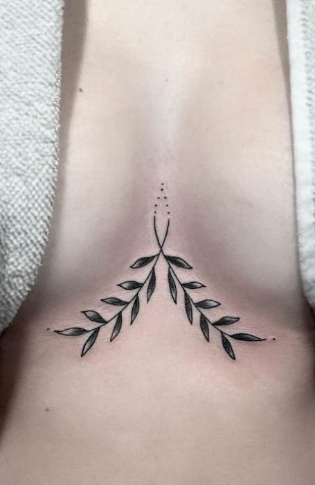 Meaningful Small Sternum Tattoo