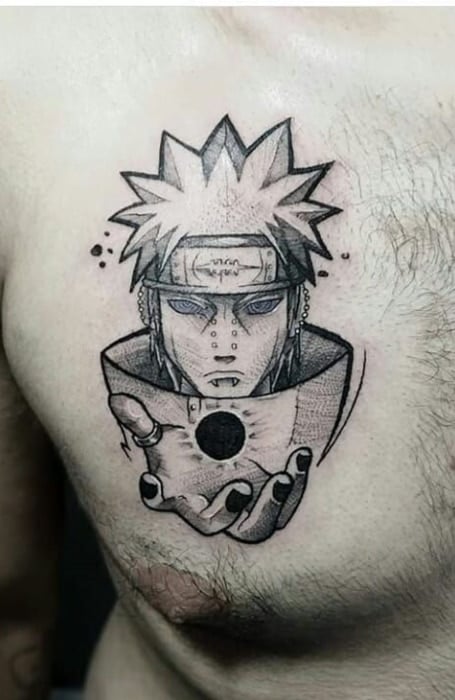Naruto Chest Tattoos