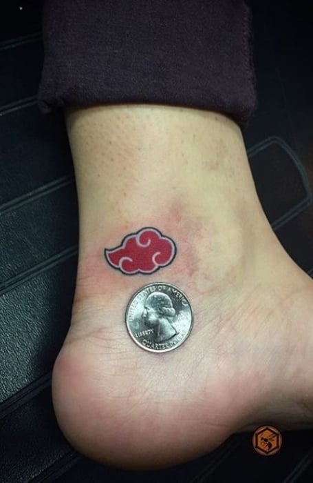 Naruto Foot Tattoo
