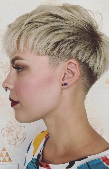 Pixie Cut With Fade