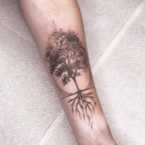 Roots Tattoos For Men