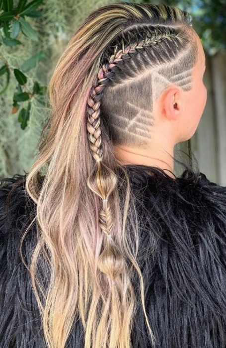 Viking Hairstyle With Fade