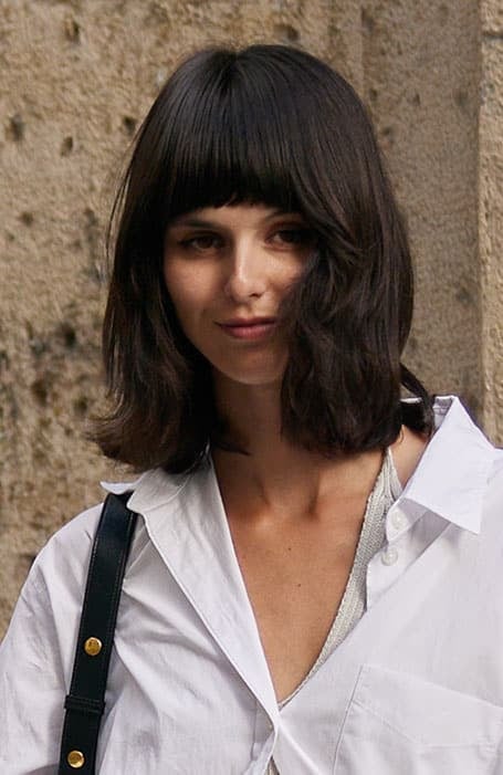 Long Bob With Fringe And Layers