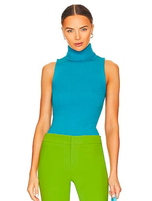 Blue Turtleneck